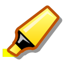 toolbar - format text highlight